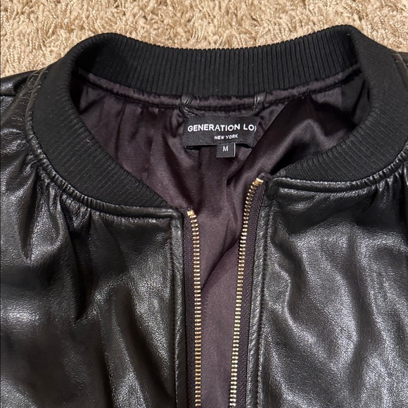 Black Leather Jacket - Picture 3 of 4